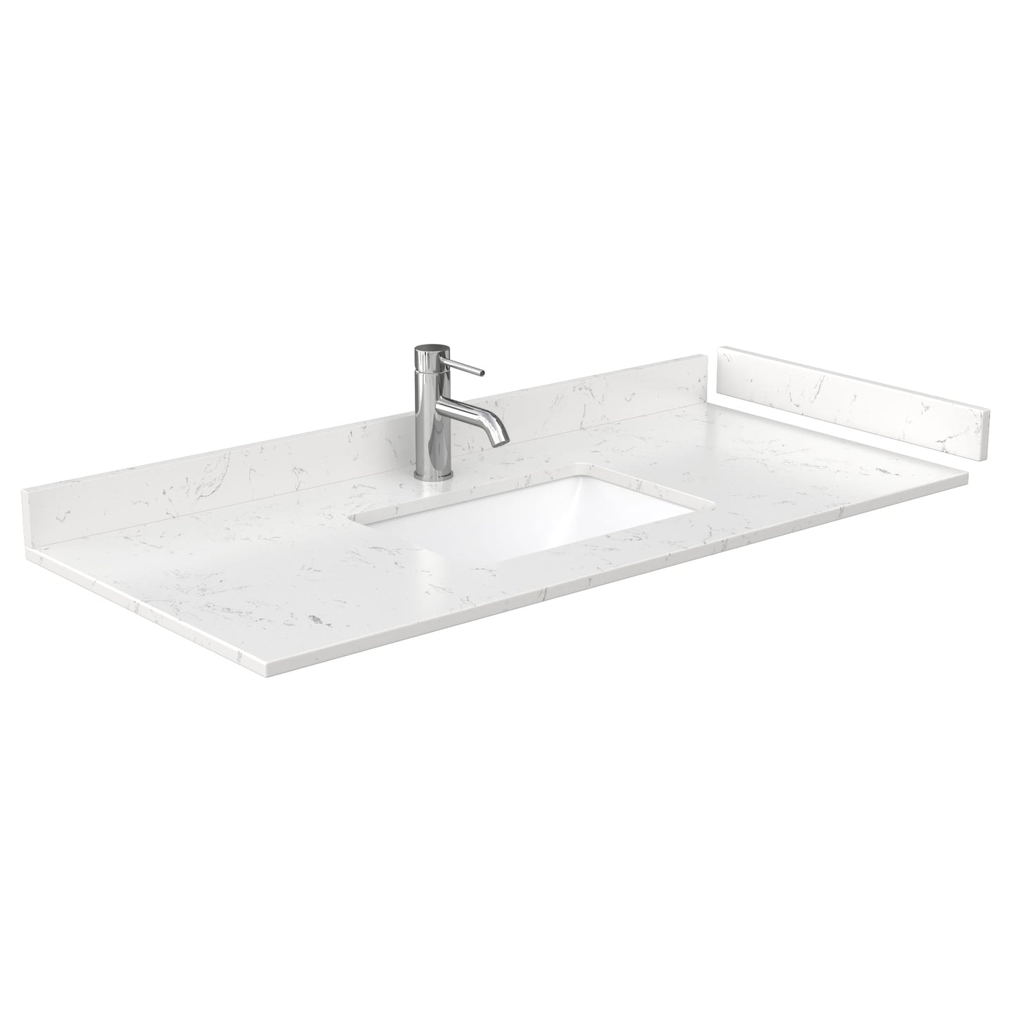 Countertop with Undermount Sink 48 inch Single hole