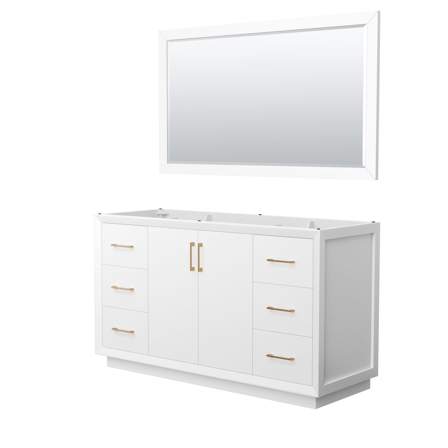 Strada Bathroom Vanity Cabinet 60 inch Single Sink