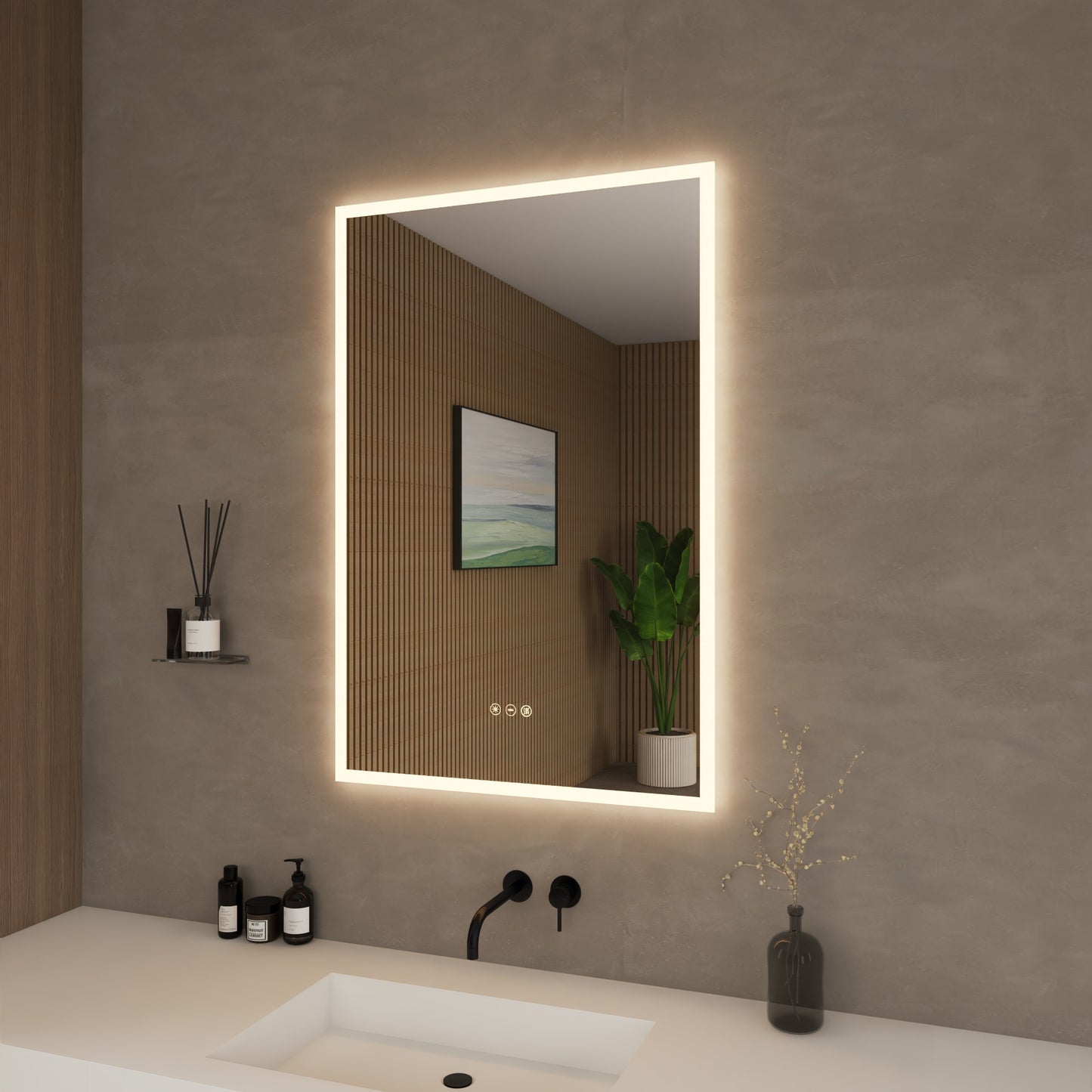 Element LED Bathroom Mirror 24 inch