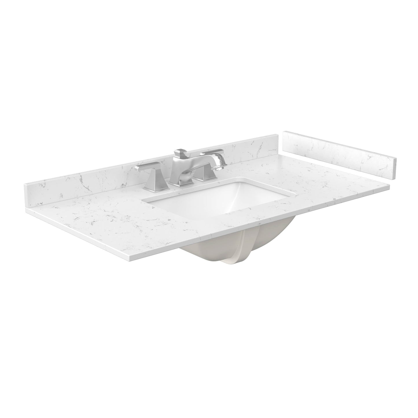 Countertop with Undermount Sink 42 inch 3-hole