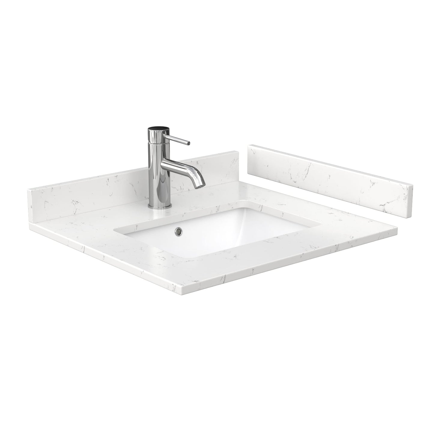 Countertop with Undermount Sink 24 inch Single hole