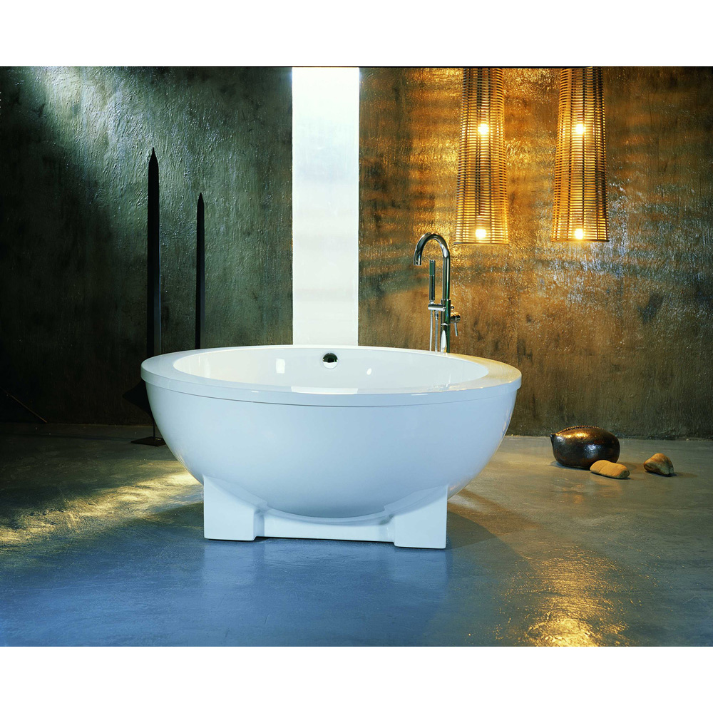 aquatica purescape 012 freestanding acrylic bathtub - white in multiple sizes