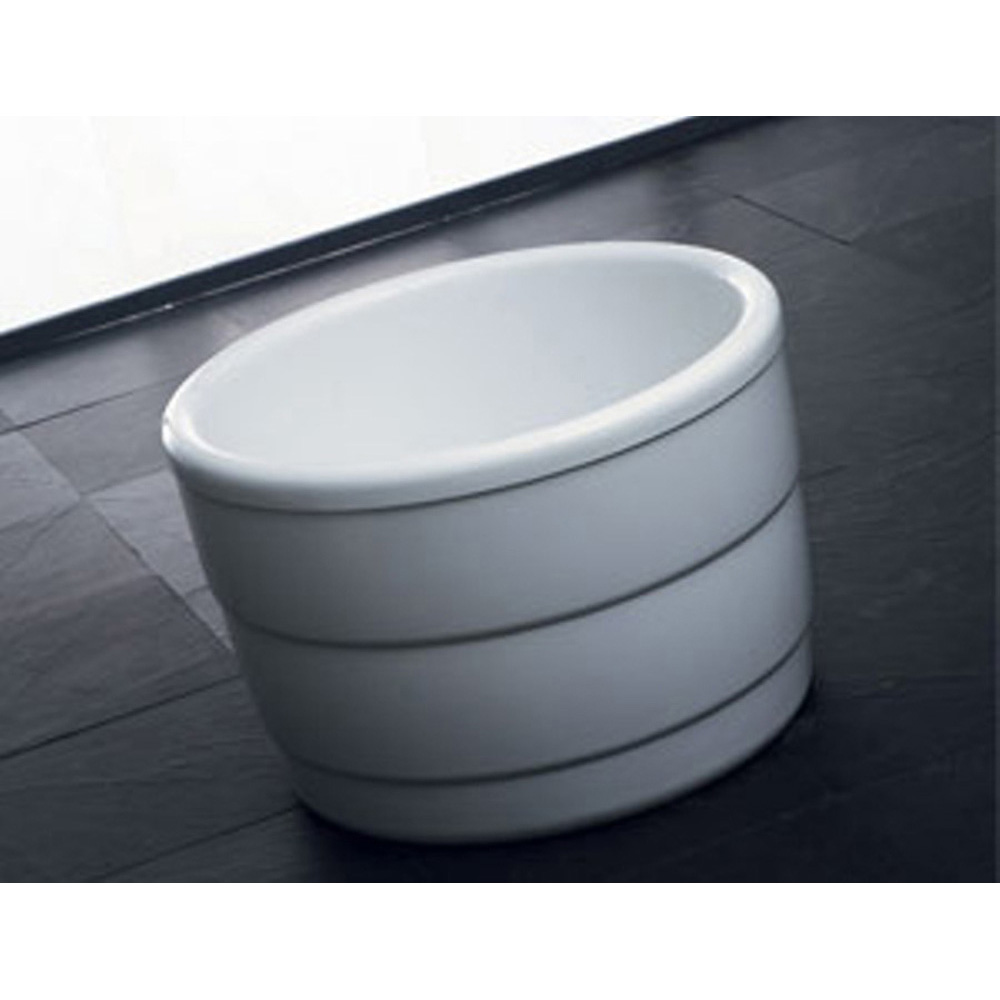 aquatica purescape 034 freestanding acrylic bathtub - white