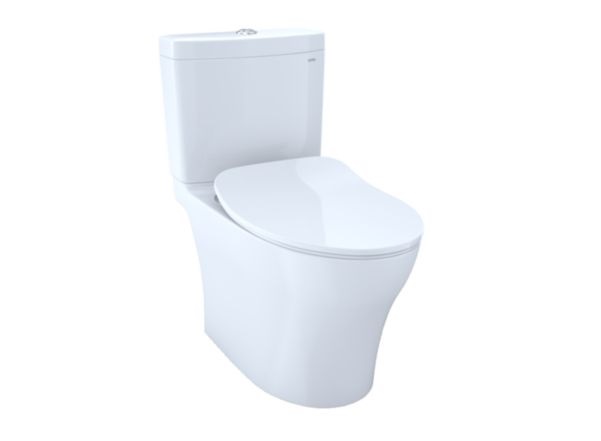 TOTO Aquia® IV Toilet - 1.28 GPF & 0.9 GPF, Elongated Bowl - Washlet with Connection - Slim Seat - New MS446234CEMGN.01