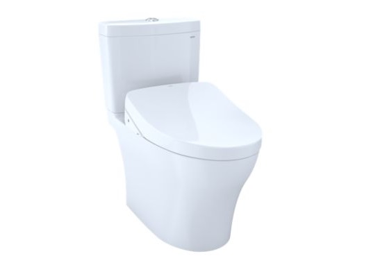 TOTO Aquia® IV 1G - Washlet® with S500E Two-Piece Toilet - 1.0 GPF & 0.8 GPF MW4463046CUMGA.01