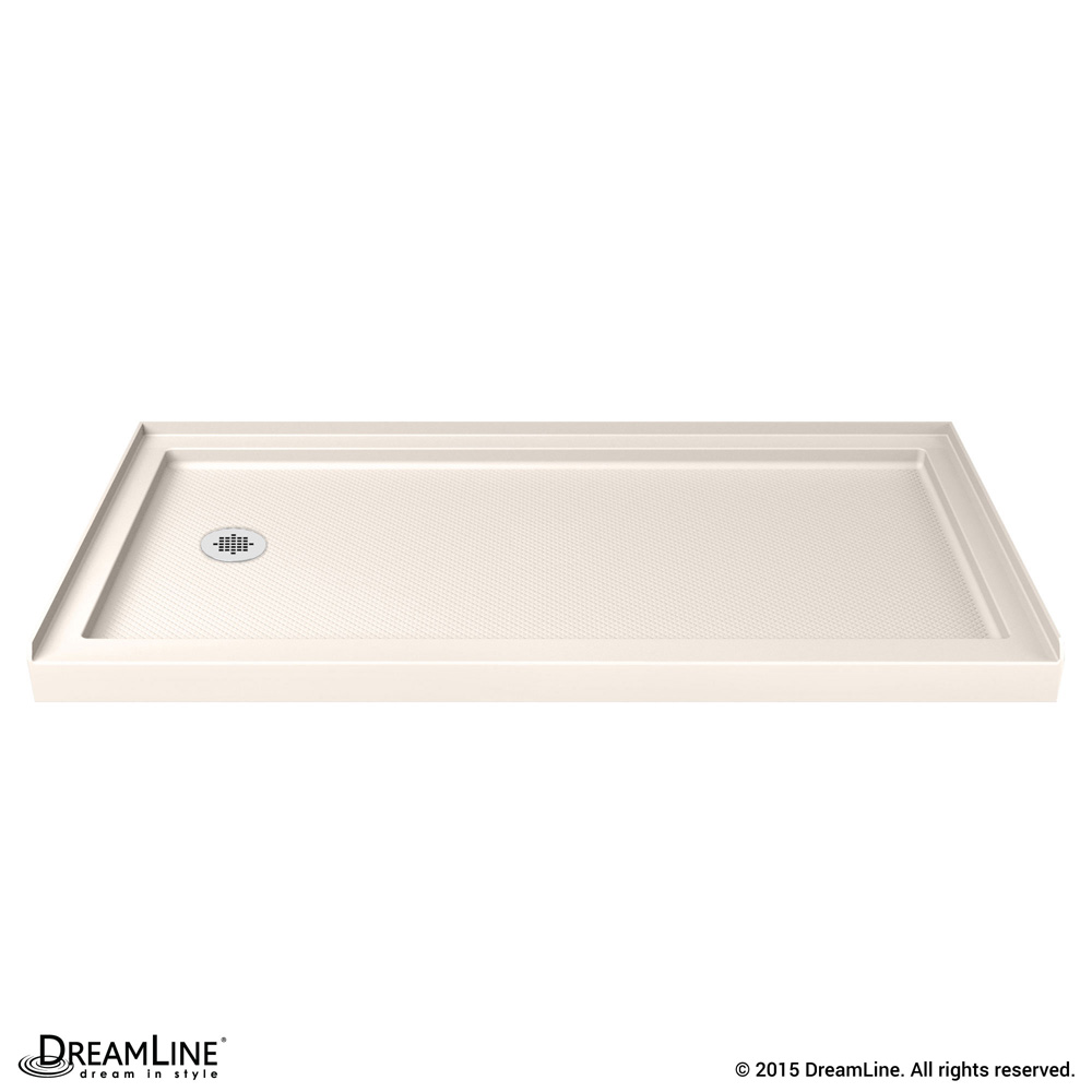 Bath Authority DreamLine SlimLine Single Threshold Shower Base (36" by 60") - Biscuit DLT-113660-22