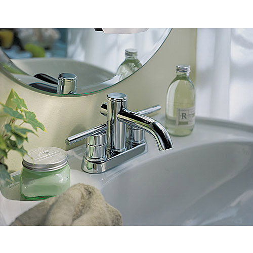 danze&reg; parma&trade; two handle centerset lavatory faucet - brushed nickel