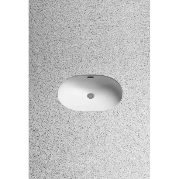 TOTO Small Oval Undercounter Lavatory w/ SanaGloss
