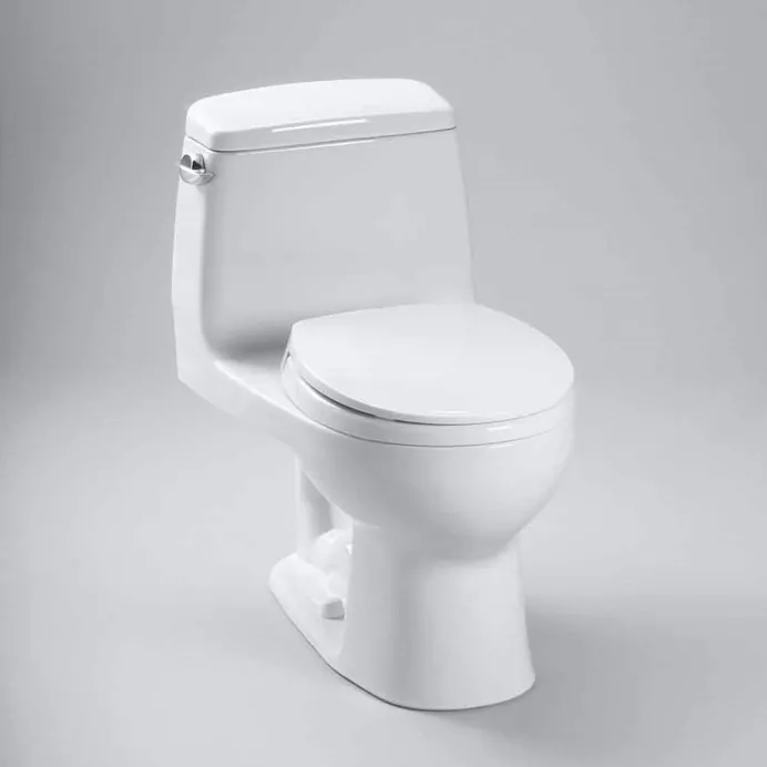 TOTO Eco UltraMax One-Piece Round Toilet, 1.28 GPF - SoftClose Seat Included MS853113E