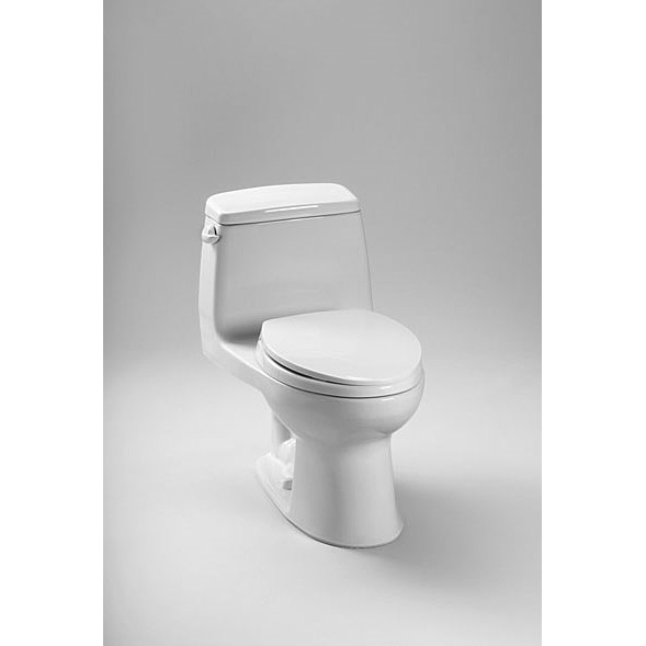 toto&reg; eco ultramax&reg; high efficiency one-piece ada toilet w/ cefiontect - cotton white