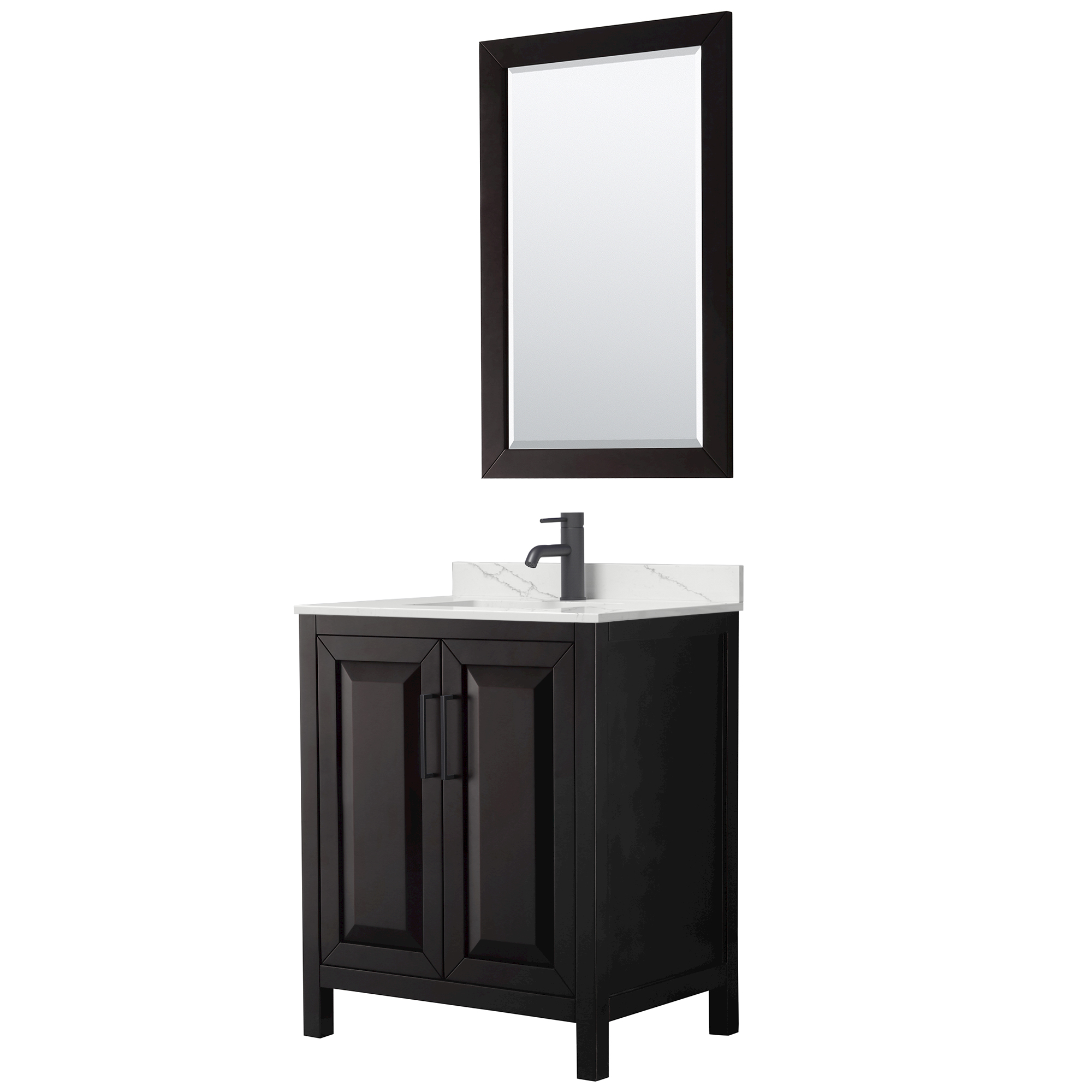daria 30" single bathroom vanity by wyndham collection - dark espresso
