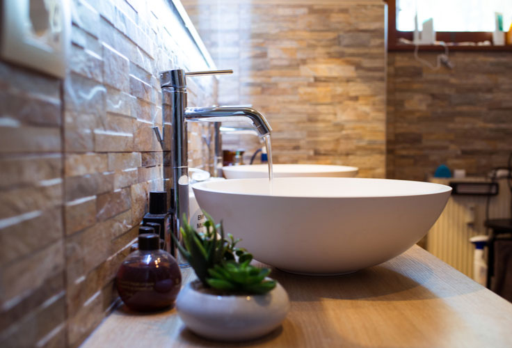 Types Of Modern Bathroom Sink Materials Glass Porcelain Stone - Is A Ceramic Bathroom Sink Good