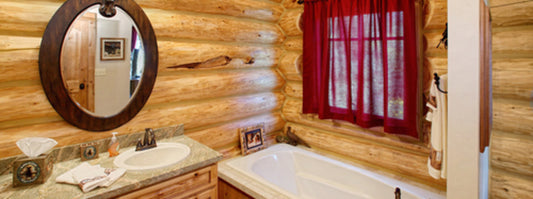 rustic bathroom design