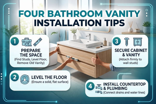 Four Bathroom Vanity Installation Guidelines