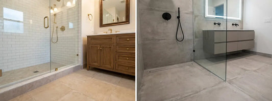 curbless shower