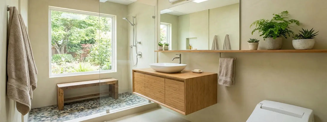 eco-friendly and sustainable bathroom