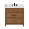 Custom image for Toasted Walnut with Matte Black Trim / Giotto Quartz / No Mirror