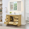 Custom image for Honey Oak with Polished Chrome Trim / Giotto Quartz / No Mirror