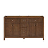 Custom image for Dark Walnut with Brushed Nickel Trim / No Mirror