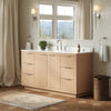 Custom image for Light Straw with Brushed Nickel Trim / Giotto Quartz / No Mirror