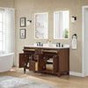 Custom image for Dark Walnut with Matte Black Trim / Giotto Quartz / No Mirror