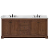 Custom image for Dark Walnut with Matte Black Trim / Giotto Quartz / No Mirror