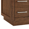 Custom image for Dark Oak with Brushed Nickel Trim / Carrara Cultured Marble / No Mirror