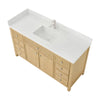 Custom image for Scandinavian Oak with Brushed Nickel Trim / Giotto Quartz / No Mirror