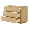 Custom image for Scandinavian Oak with Satin Bronze Trim / No Mirror