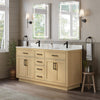 Custom image for Rift Oak with Matte Black Trim / Giotto Quartz / No Mirror