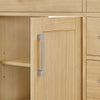 Custom image for Rift Oak with Brushed Nickel Trim / Giotto Quartz / No Mirror