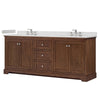 Custom image for Dark Walnut with Polished Chrome Trim / Giotto Quartz / No Mirror