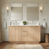 Custom image for Light Straw with Brushed Nickel Trim / Giotto Quartz / No Mirror