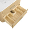 Custom image for Scandinavian Oak with Brushed Nickel Trim / No Mirror
