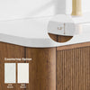Custom image for Toasted Walnut with Matte Black Trim / No Mirror
