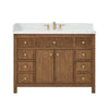 Custom image for Toasted Walnut with Satin Bronze Trim / Giotto Quartz / No Mirror