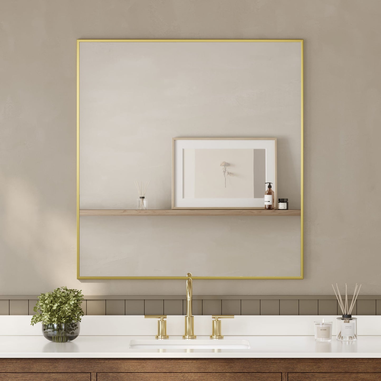 Hudson Bathroom Mirror 34 inch