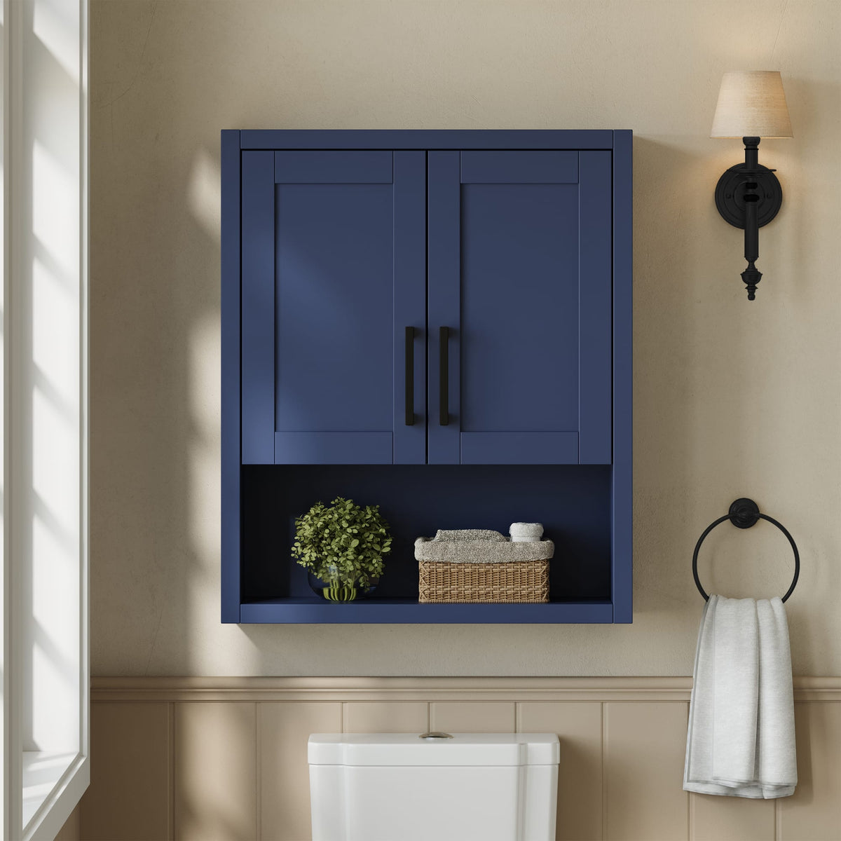 Beckett Over the Toilet Storage Wall Cabinet