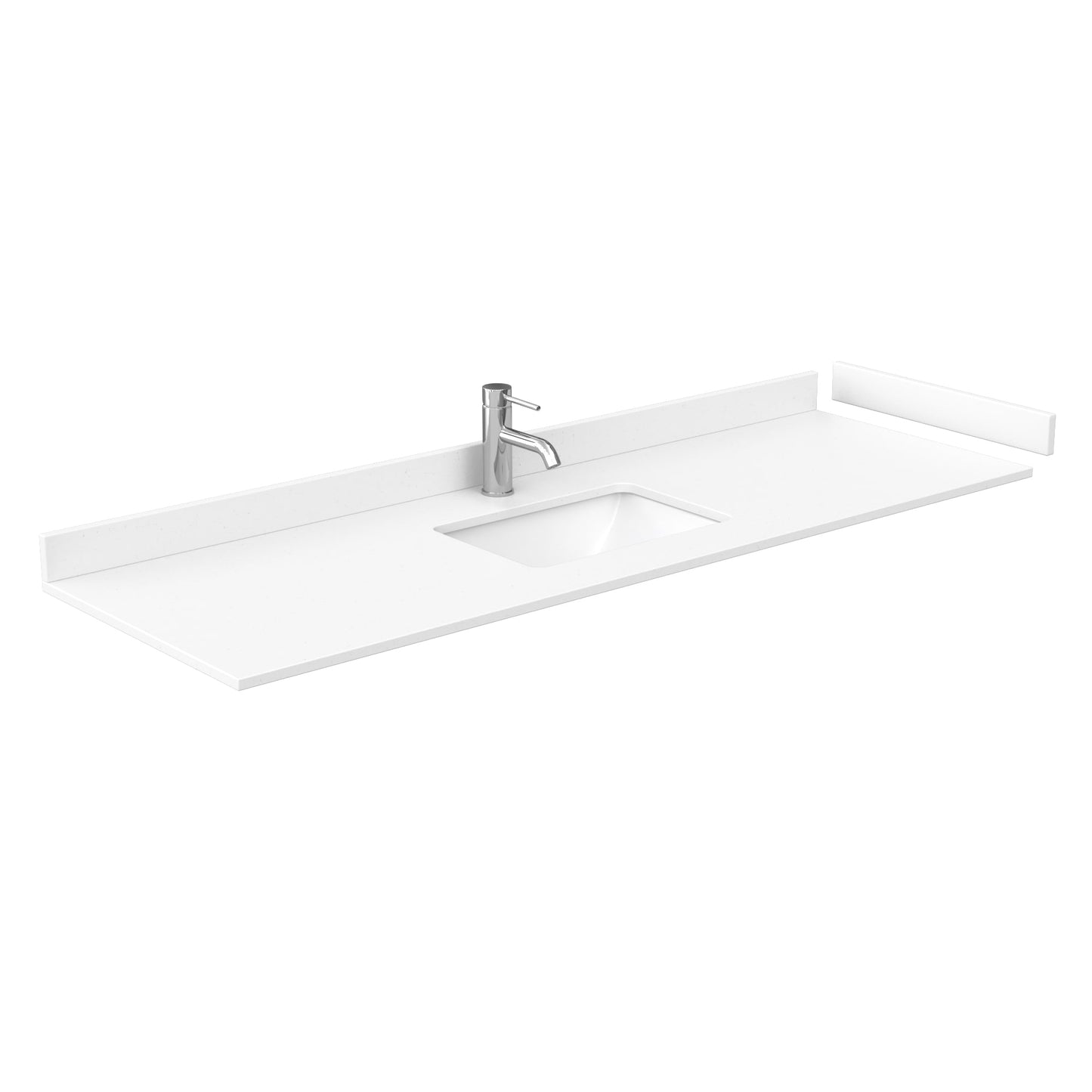 Countertop with Undermount Sink 66 inch Single hole