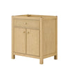 Custom image for Scandinavian Oak with Satin Bronze Trim / No Mirror