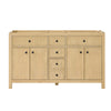 Custom image for Scandinavian Oak with Matte Black Trim / No Mirror