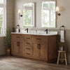 Custom image for Dark Oak with Matte Black Trim / Giotto Quartz / No Mirror