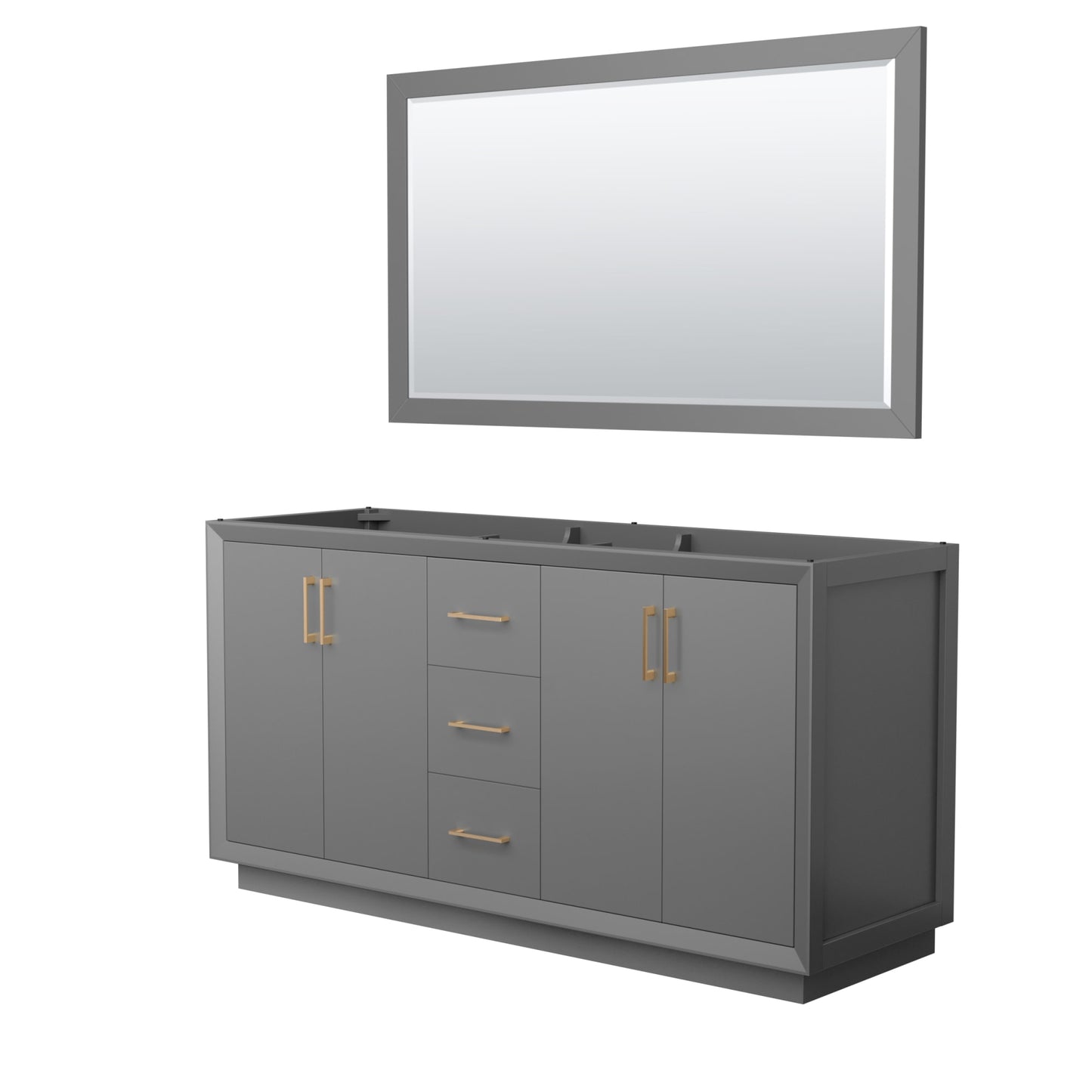 Strada Bathroom Vanity Cabinet 66 inch Double Sink