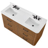 Custom image for Toasted Walnut with Matte Black Trim / White Quartz / No Mirror