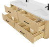 Custom image for Scandinavian Oak with Matte Black Trim / No Mirror