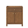 Custom image for Toasted Walnut with Satin Bronze Trim / No Mirror