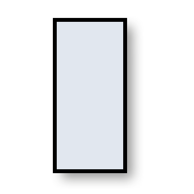 Accent Framed Mirror, Rectangle