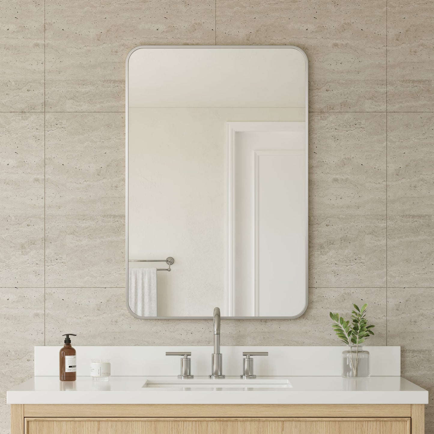 Hudson Bathroom Mirror 24 inch