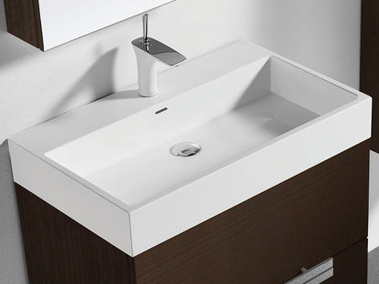 X-Stone Trough Sink, 24" x 18" x 4-1/2"