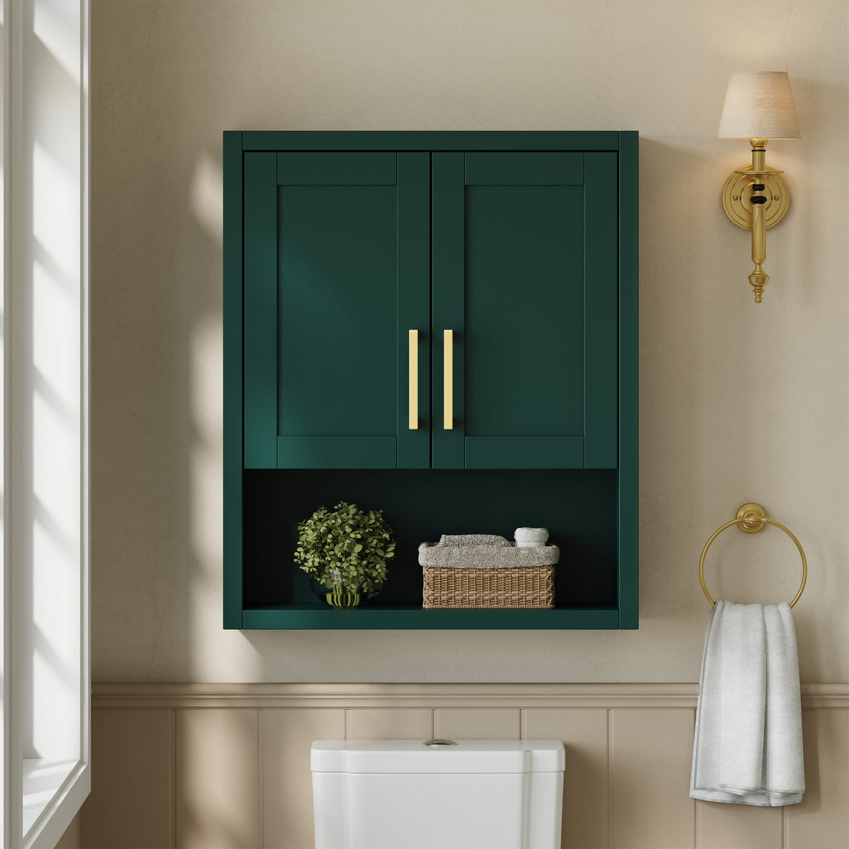 Beckett Over the Toilet Storage Wall Cabinet